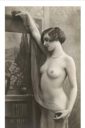 exotic vintage nude poster